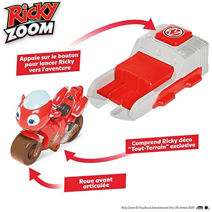 Ricky ZOOM TOMY LAUNCH & GO PLAYSET FEATURING AN EXCLUSIVE ACTION FIGURE, T20039 - Image 2